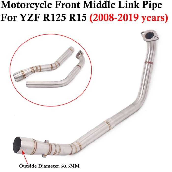 For YAMAHA YZF-R15 YZF R15 V3 R125 MT15 MT-15 2008 - 2019 Motorcycle Exhaust System Moto Escape Muf