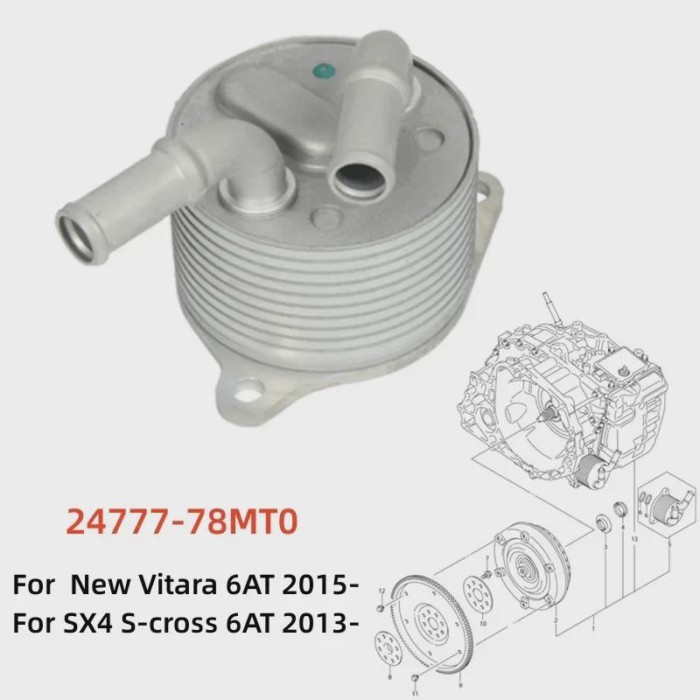 6AT Automatic Transmission Oil Cooler For Suzuki New Vitara 2015- SX4 S-cross 2013- 24777-78MT0