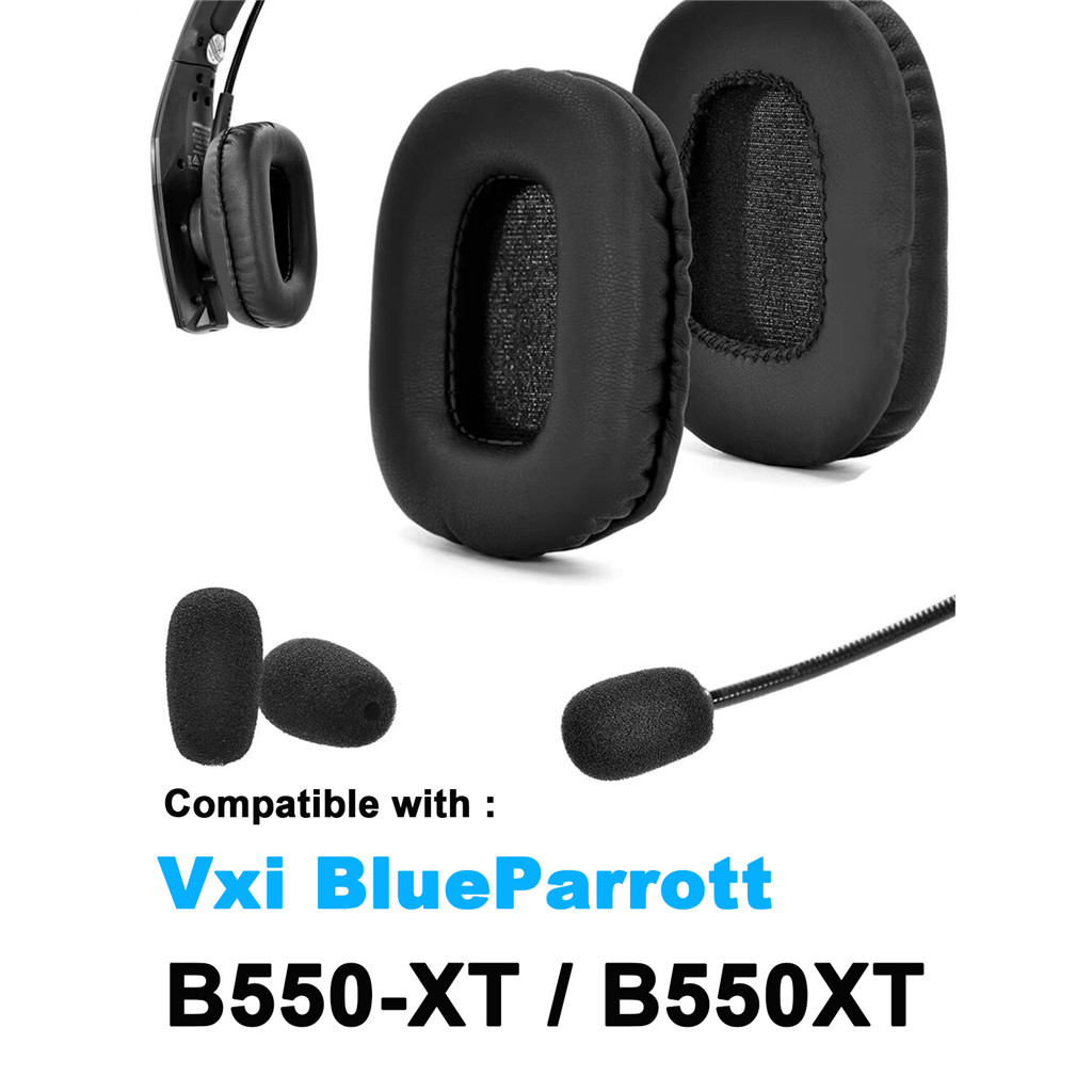 เหมาะสําหรับ Vxi BlueParrott B550-XT B550XT เปลี่ยนหูฟังฟองน้ํา earflap แผ่นรองหูฟัง
