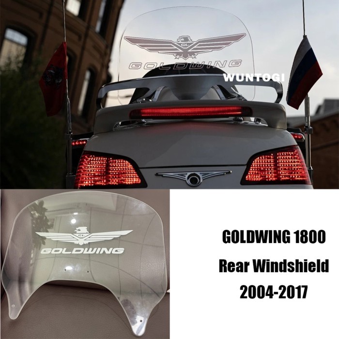 For Honda Goldwing 1800 GL1800 Motorcycle Rear Windshield Deflector GOLDWING1800 Rear Windshield Go
