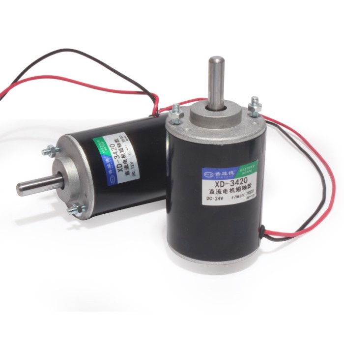 XD3420  30W DC Motor High Speed Motors 12/24V  Permanent Magnet DC Motor High Speed CW/CCW
