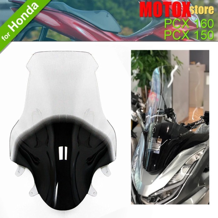 Motorcycle Windscreen for 2020 - 2023 Honda PCX150 PCX160 PCX125 Windshield PCX 125 150 160 Wind De