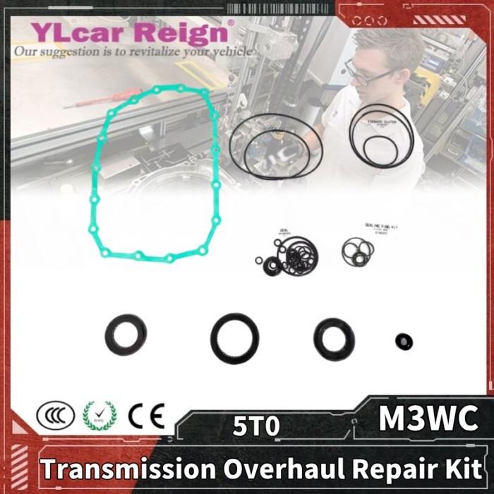 M3WC 5T0 CVT Automatic Transmission Gearbox Overhaul Rebuild Repair Kit Seals Gasket Fit O-rings fo