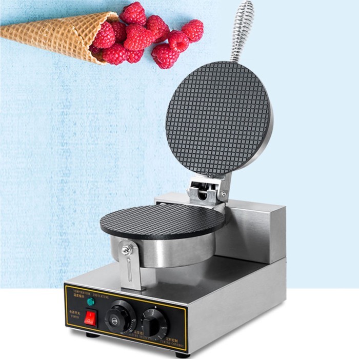 Commercial Ice Cream Cone Machine Waffle Crust Machine Crispy Crust Cone Machine Gauffre Planchas P