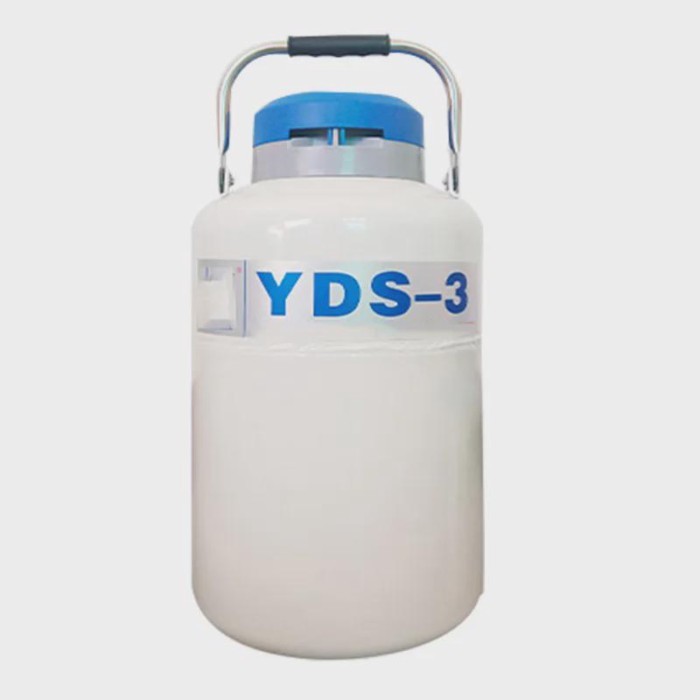 New 3L Storage Liquid Nitrogen Container Cryogenic Tank Dewar YDS-3 Liquid Nitrogen Container Liqui
