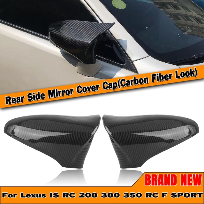 For Lexus IS200 IS250 IS300 RC 200 RC300 RC350 RC IS CT ES LS GS F SPORT Rearview Mirror Cover Exte