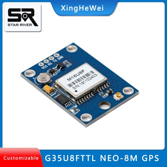 G35U8FTTL GY-NEO6MV2 New GPS Positioning Module NEO-8M GPS Plus Beidou Module IPEX