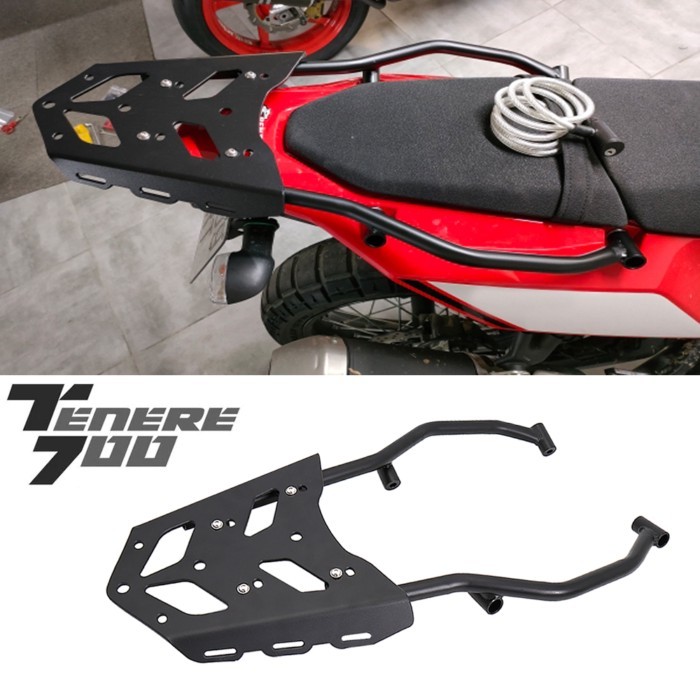 NEW Motorcycle Parts Top Case Rear Rack Carrier For Yamaha Tenere 700 Tenere700 Luggage Rack CNC TE