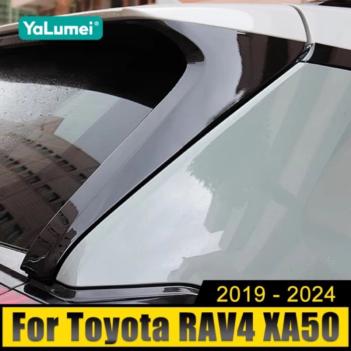 For Toyota RAV4 XA50 2019 2020 2021 2022 2023 2024 RAV 4 Hybrid ABS Car Rear Window C Pillar Post C