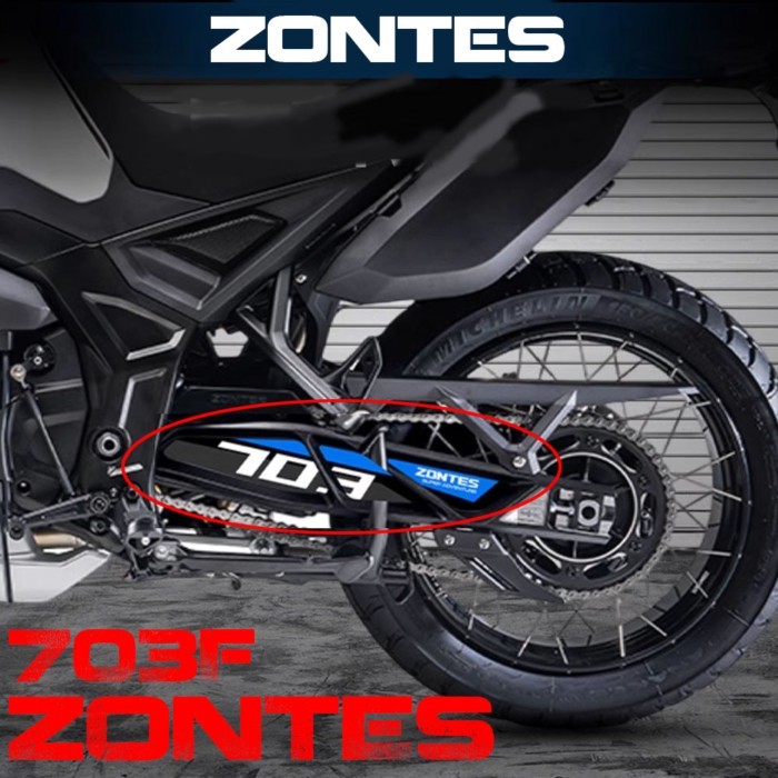 For ZONTES 703F F703 703 F Motorcycle Rear Swing Arm Decal Body Decoration Sticker Zontes 703F ADV