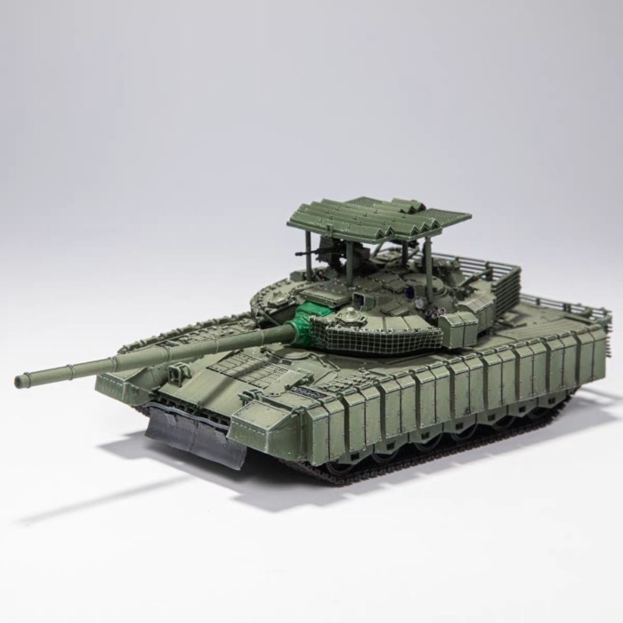 5M 72150A รัสเซีย T-80BVM รถถังหลัก 2023 Fossil Armor Relikt ERA