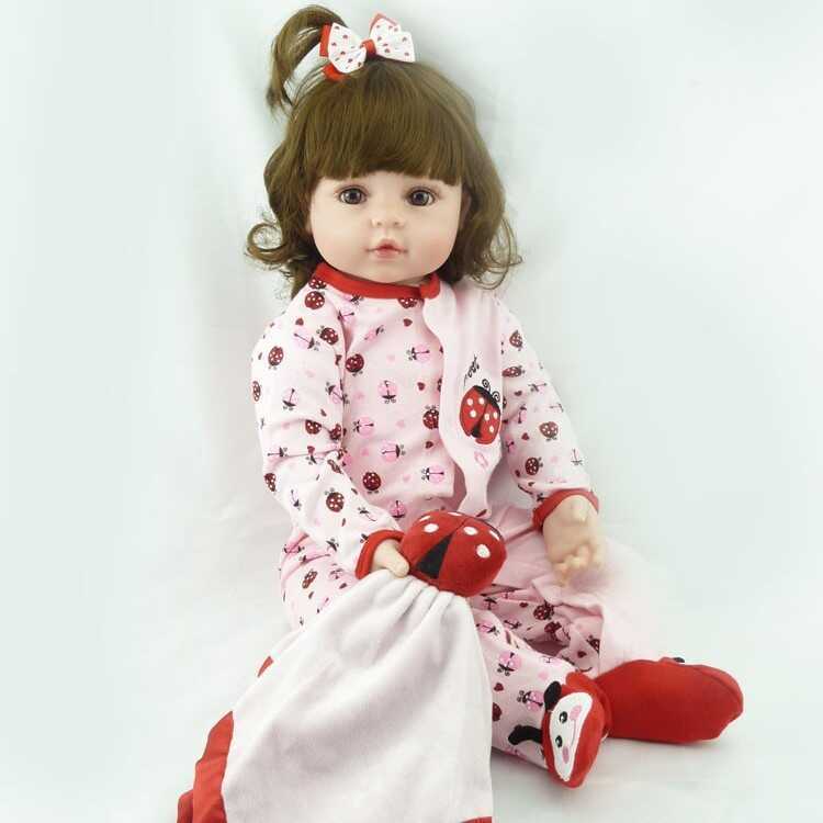 48 ซม. Ladybug เสื้อผ้า Reborn ตุ๊กตา Reborn ตุ๊กตา Reborn ตุ๊กตา Reborn