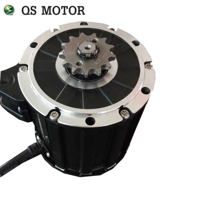 QS Motor QS120 2kW 72V60KPH Mid Drive Motor With 428 Sprocket Driven for Electric Scooter and Elect