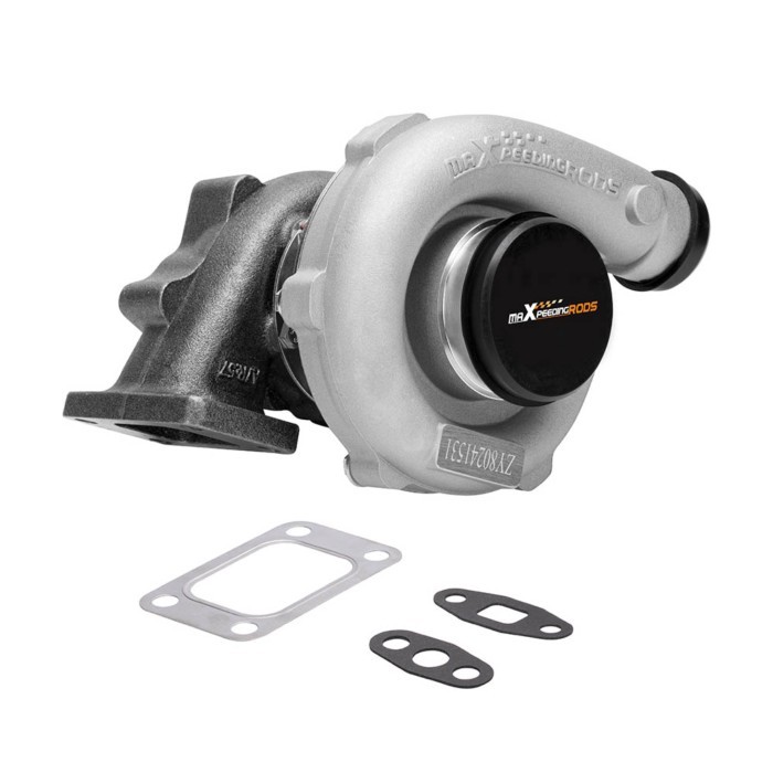 T3 T4 T04E .57 A/R Universal 5 Bolts Turbo Turbocharger for 1.5L to 2.5L 400HP T3 Flange