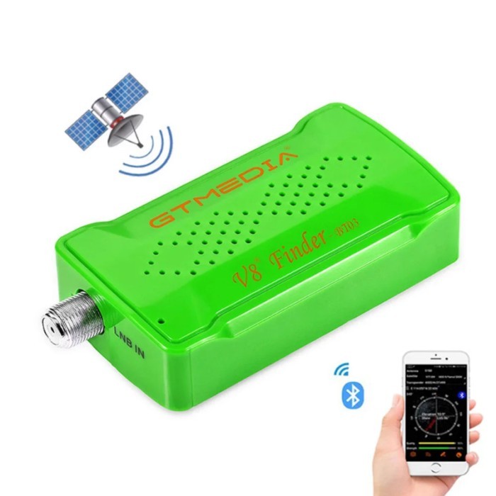 V8 SAT Finder BT03  Mini Satfinder Bluetooth DVB S / S2 Digital Signal Satellite Receiver TVDvb  Dv