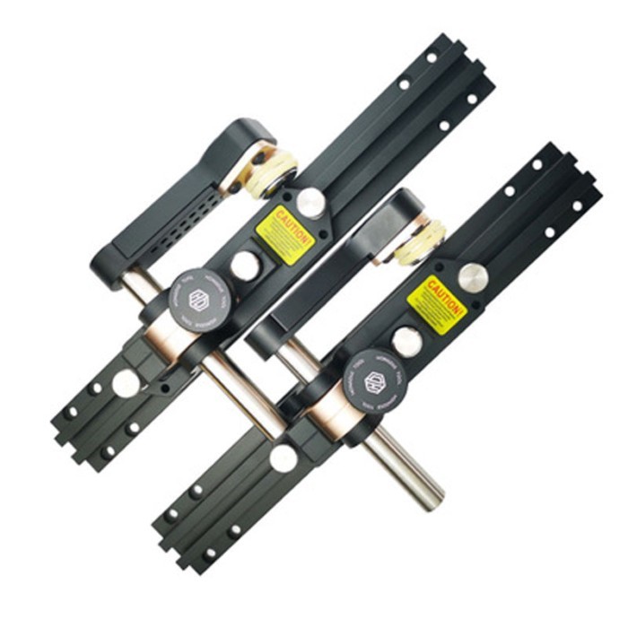 2026 NEW Woodworking Assembly Table Saw Clear Cut Press Stock Push Guide Table Aluminum Alloy Eccen