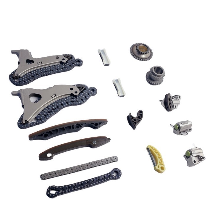 KUSIMA 15pcs Timing Chain Tensioner Rail Kit For Mercedes Benz W205 W222 M276 3.0T 3.5 GL400 C43  G