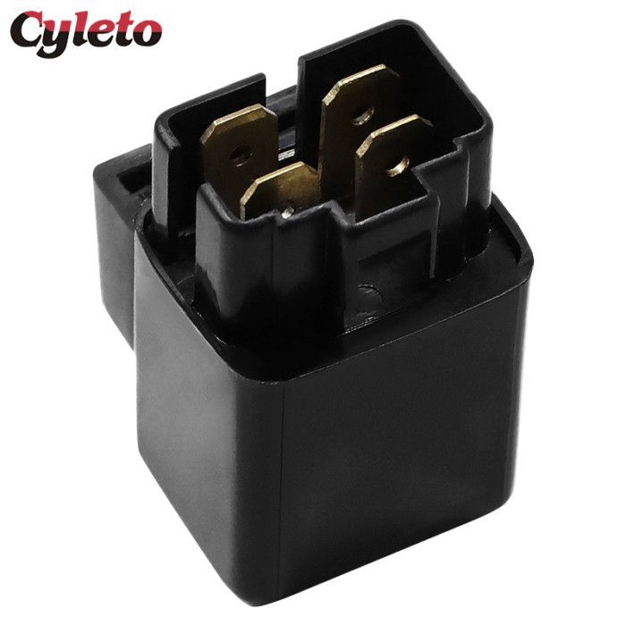 Cyleto Starter Solenoid Relay for Yamaha CE50 RZ50 TZM50 TZR50 WR125 VP125 VP250 TW200 BW200 BW350