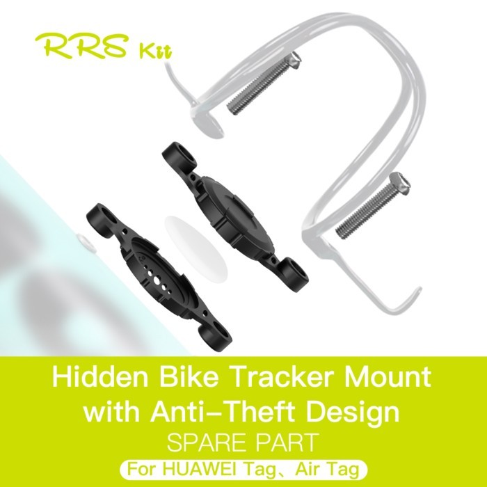 RRSKIT For HUAWEI Tag Apple Air Tag Bicycle Tracker Anti-Theft Mount Holder Bike GPS Hidden Water B