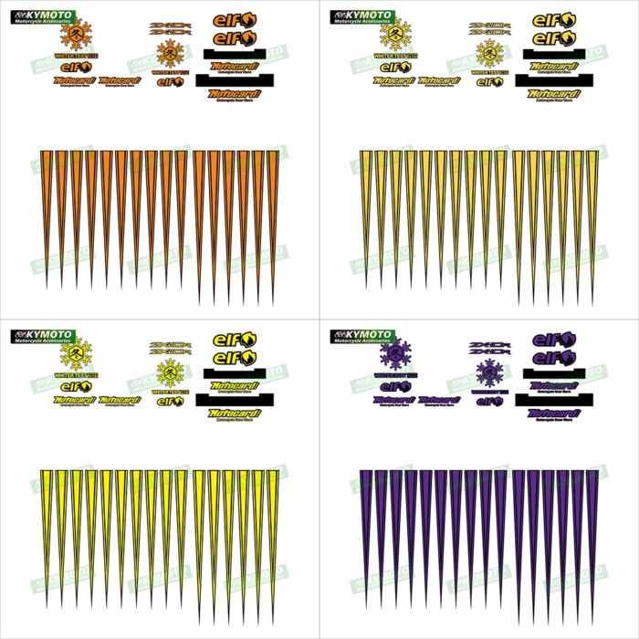 for Kawasaki ZX-10R ZX10R WINTER TESE WSBK winter test motorcycle fairing sticker reflective waterp