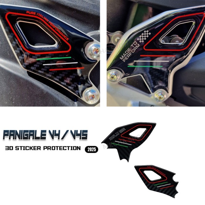 Motorcycle 3D stickers protect panigale V4S protect heel area Decorative stickers compatible with V