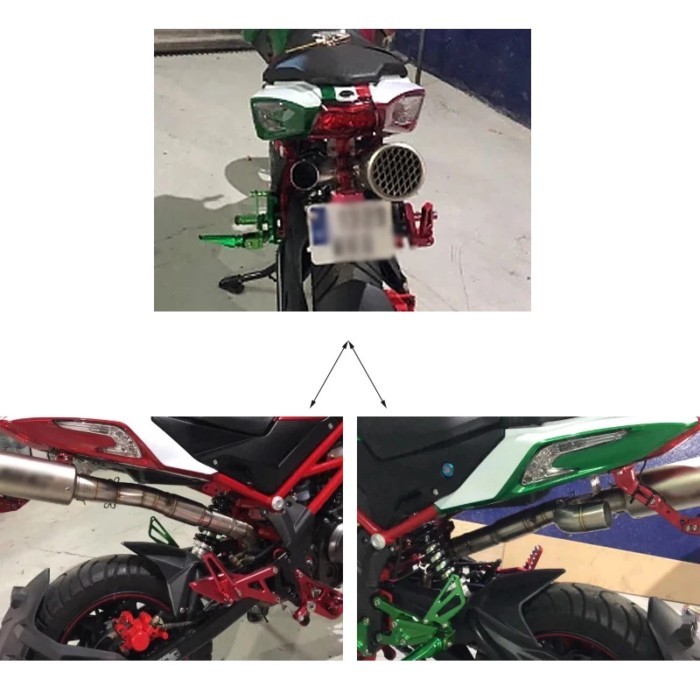 For Yamaha FZ6 FZ6N FZ6S Escape MOTO For FZ6 FZ6N FZ6S Motorcycle Exhaust System Middle Pipe Link C