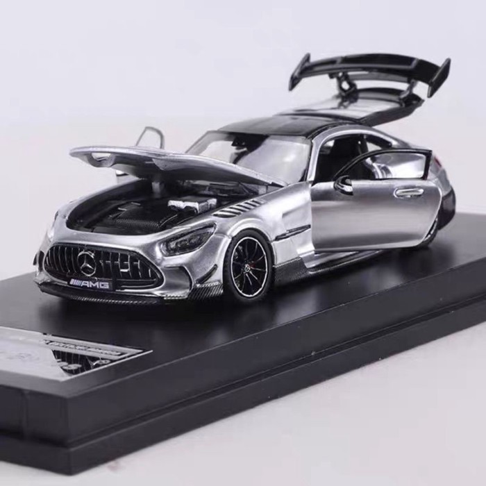 พร้อมสต็อก MJ MODEL 1: 64 Mercedes-Benz AMG GT Black Series F1 Safety Car Alloy Car Model