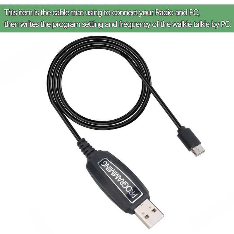 ▥ สายเคเบิลการเขียนโปรแกรม USB Type-C รองรับระบบ Windows สําหรับ Uv-98 PLUS Uv-99 R-5000