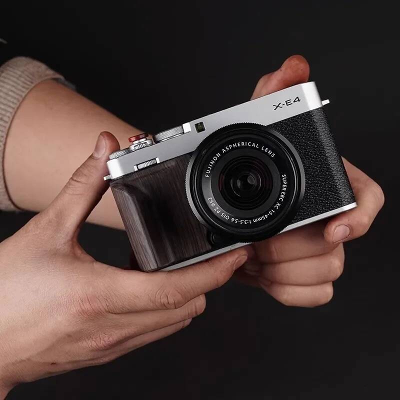 ไม้ Hand Grip Holder สติกเกอร์กันลื่นสําหรับ Fuji Fujifilm XE4 X-E4 กล้อง Grip อุปกรณ์เสริม 3M เทป