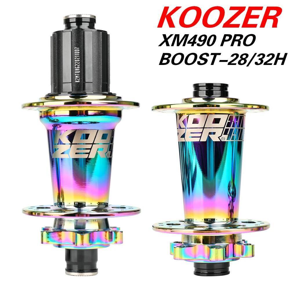 Hub XM490 PRO CR-MO สำหรับ Koozer MTB เหล็ก Boost 28H รองรับ TA Thru HG XD MS SX GX NX 10-12s