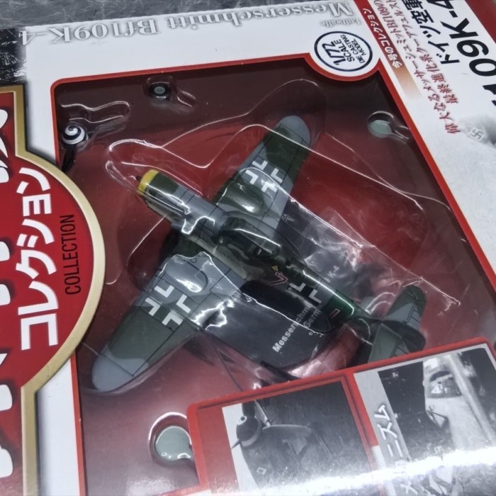 DeAGOSTINI Masterpiece Aircraft 1/72 No.41 เยอรมัน Bf109K-4 สําเร็จรูป Fighter Alloy Model Out of Pr