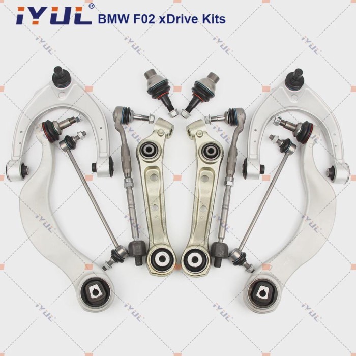 IYUL Control Arm Ball Joint Stabilizer Link Tie Rod Kits For BMW 5 7 Series Gran Turismo F07 F01 F0