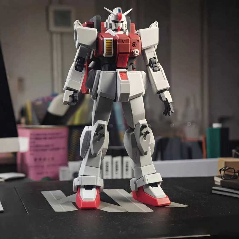 Cool KK Model Red Marine Combat Gundam HG Assembly Model KFC Color Matching Takeaway Backpack ทารกแร