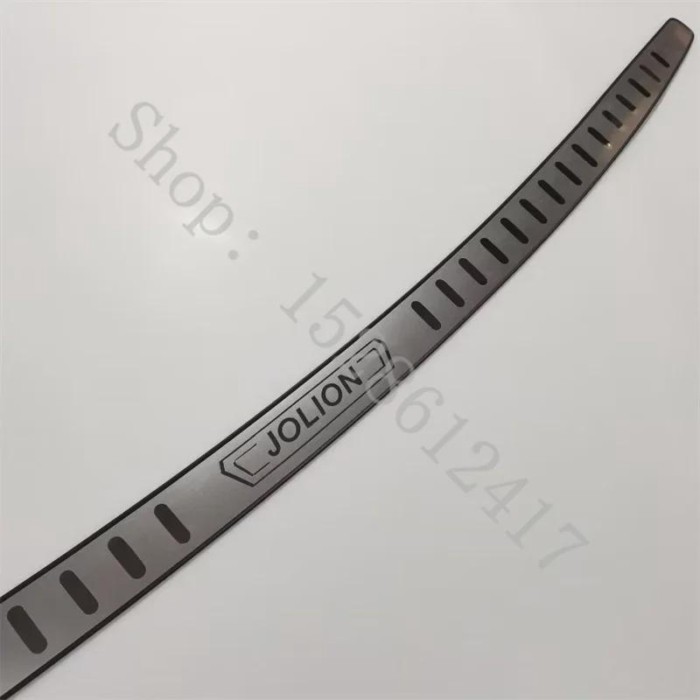 For GWM Haval Jolion 2021 2022-2024 Car Accessories Sticker Trunk Trim Stainless Rear Bumper Protec