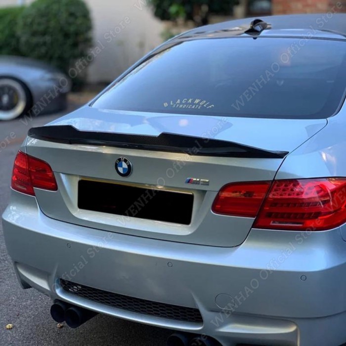 PSM Style Rear Spoiler for BMW 3 Series E92 Coupe 318i 320i 325i 330i 335i M3 2006-2012 Ducktail Tr
