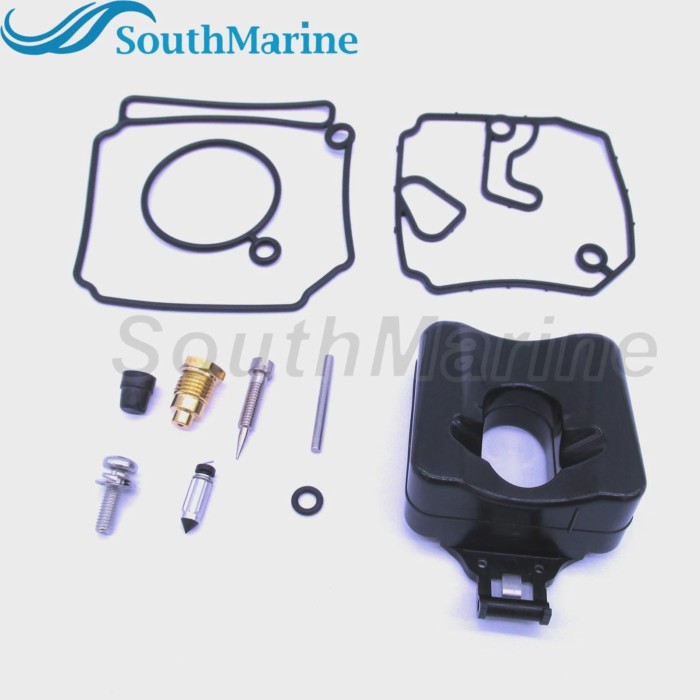Outboard Motor 6H4-W0093-02 6H4-W0093-03/04 18-7768 Carburetor Repair Kit for Yamaha / 8M6010313 fo