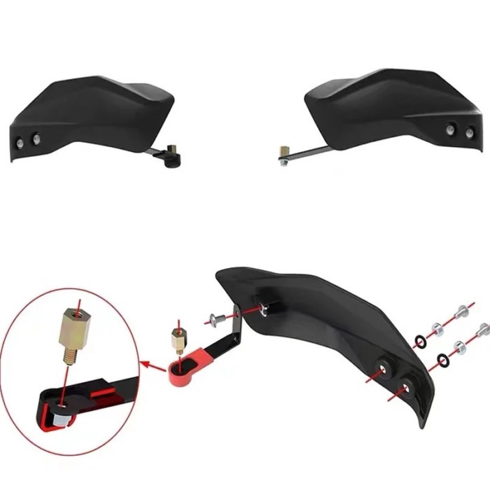 Handguard Hand For Zontes G1 -125 ZT125-G1 ZT125 ZT125-G2 125-U 125-U2 ZT-125U 155U Motorcycle Hand