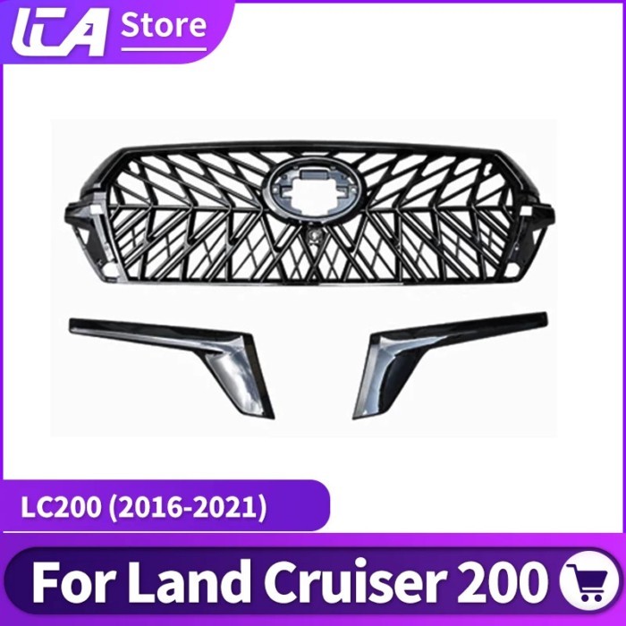 For Toyota Land Cruiser Prado 150Grille Modification Lc200 2016-2021 Grille Highlight Strip TRD Fro