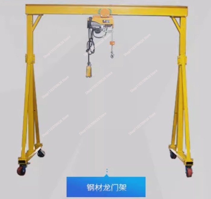 portable gantry crane mini small electric mobile gantry crane