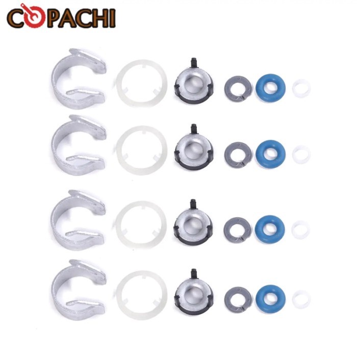 4Pcs Fuel Injector O-ring Seal Kit 06H 998907A 06H998907A 06J998 907A 06J998907A for AUDI A3 A4 A5