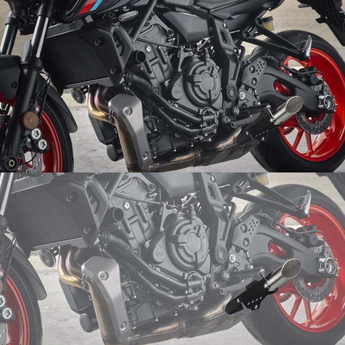 Motorcycle Accessories Exhaust Pipe Muffler Cover For YAMAHA Tracer MT-07 MT07 MT 07 TRACER Moto Ca