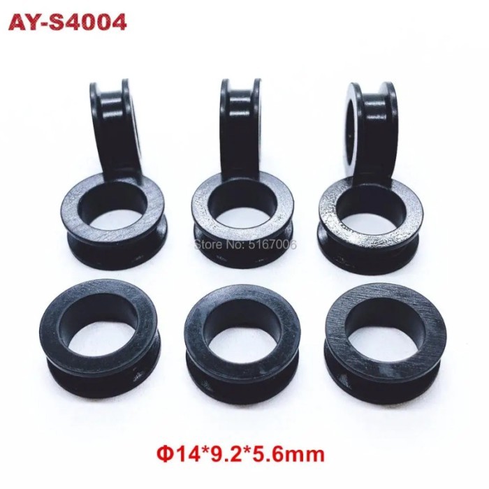 Partial Area Free Shipping 500pieces fuel injector seal 14*9.2*5.6mm for toyota auto spacer parts g