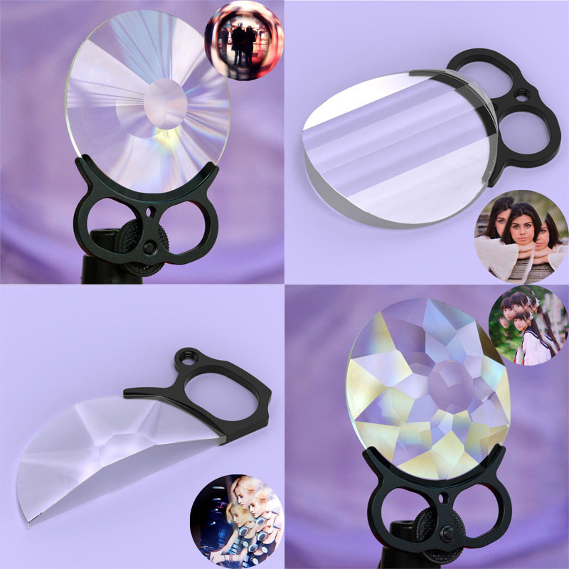 ตัวกรองมือถือ Prism เอฟเฟกต์พิเศษสําหรับเลนส์ถ่ายภาพ DSLR