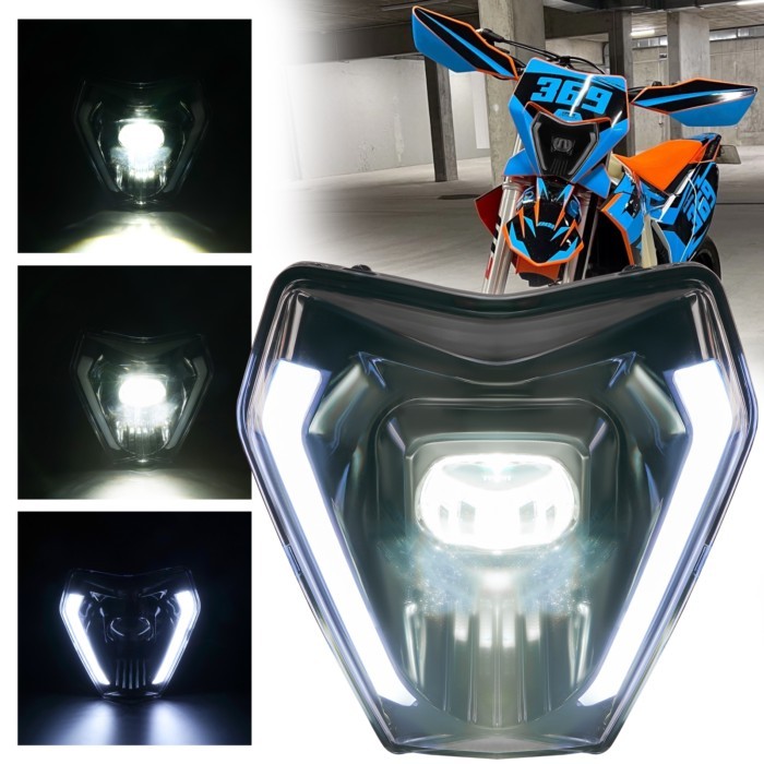 for KTM 150 250 300 EXC LED Headlight Assembly for KTM 250 450 500 EXC-F SIX DAYS 350 EXC-F 2024 Hi