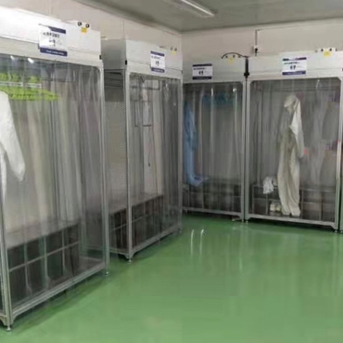 Dust-Free Wardrobe Vertical Purification Storage Locker Large Capacity FFU Clean Closet Laboratory