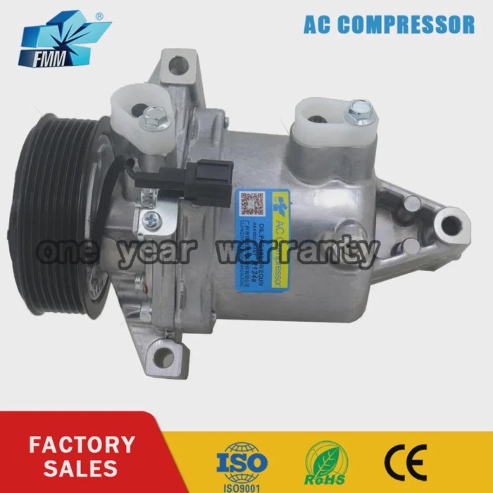CR08B 12V Auto Car A/C Ac Compressor for Nissan Sunny March Versa 1.6 2011-2017 92600-1HC1B 92600-1