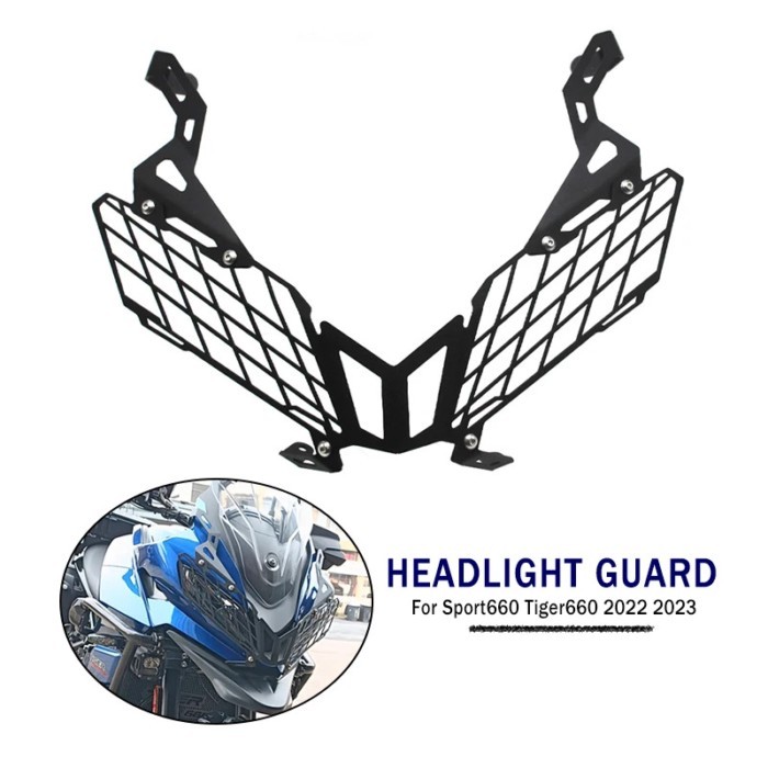 Fit For tiger 660 Tiger Sport660 Tiger660 2022 2023 Motorcycle Headlight Guard Protector Lens Cover