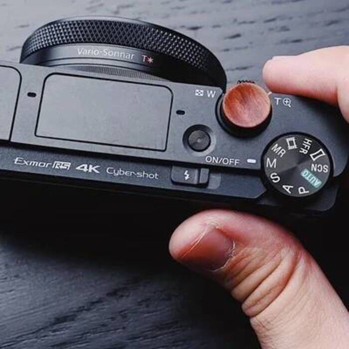 กล้องไม้ชัตเตอร์ปุ่มไม้สําหรับ SONY RX100 II III IV VI VII RX100vi RX100vii RX100M7 RX100M5 RX100M6 