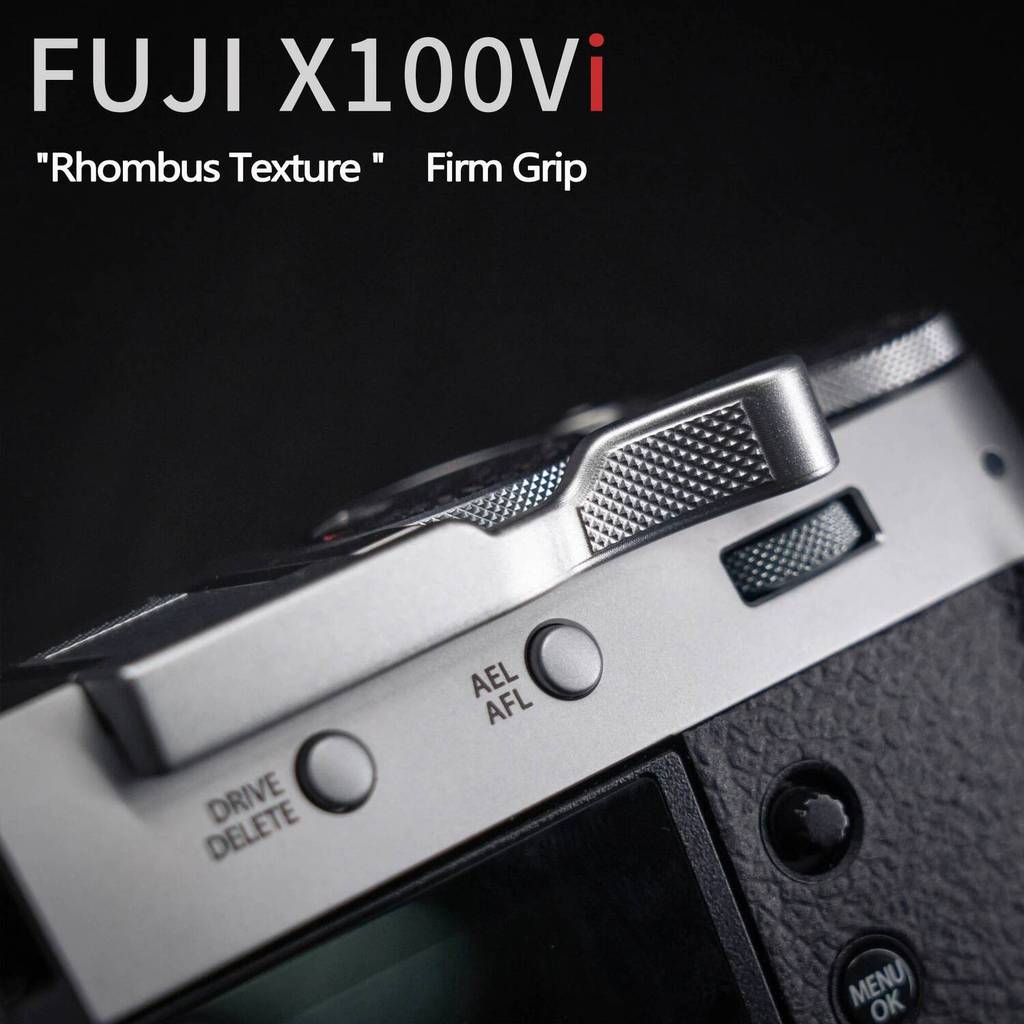 อลูมิเนียมโลหะรองเท้าร้อน Thumb-Up Hotshoe Thumb Up Grip สําหรับ Fujifilm x100vi Fuji X100VI กล้อง H
