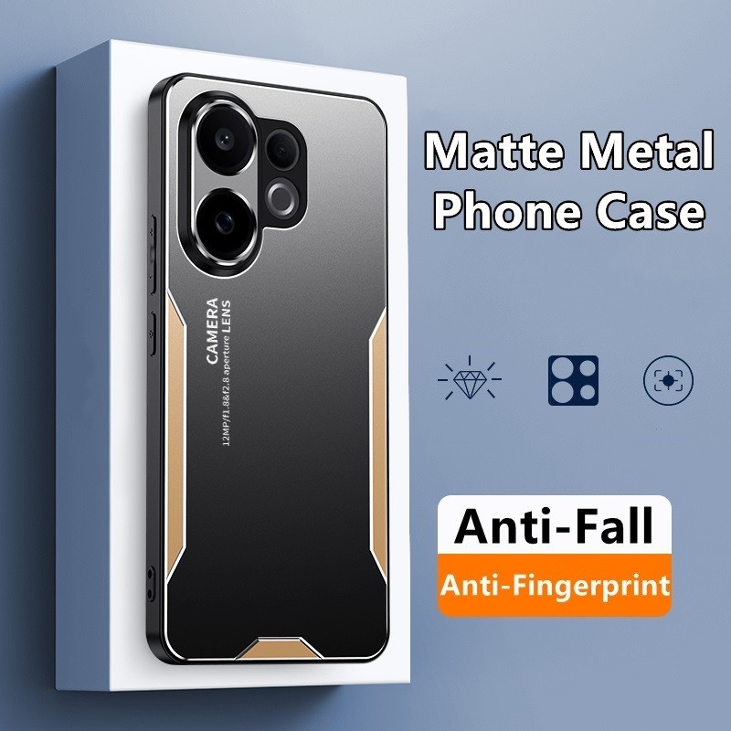 เคสสําหรับ Vivo V60 V60lite V50 V50lite ⭐เคสโทรศัพท์โลหะด้าน⭐ เคสกันกระแทก VivoV60 VivoV60lite VivoV